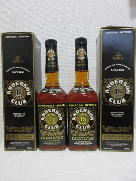 未開栓】ANDERSON CLUB アンダーソンクラブ15年750ml2本セット