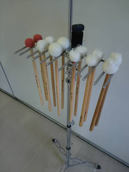 打楽器奏者にお勧め「コンパクトマレットスタンド」CM-6