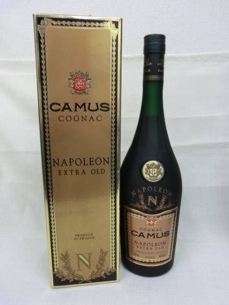 ♪古酒 未開栓 CAMUS NAPOLEON EXTRA OLD COGNAC 1000ml ナポレオン