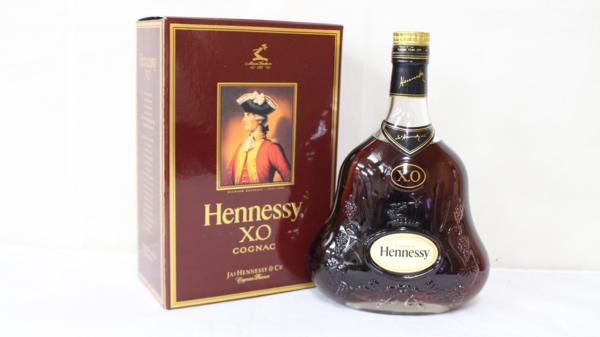 Z57 ヘネシー XO 金キャップ Hennessy クリアボトル 古酒 未開栓