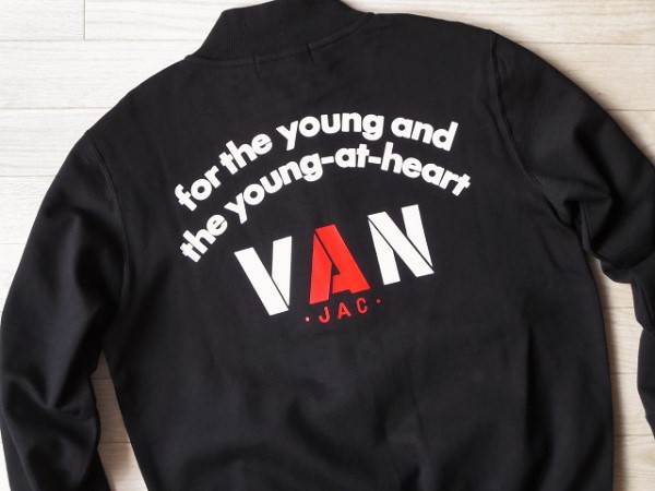 希少 ヴァンヂャケット VAN JAC フルジップ スウェット アーチロゴ LL 希少☆VAN JAC☆Limited アーチロゴ フルジップ トレーナー L