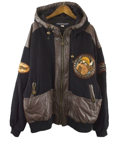 HARDY AMIES SPORT ジップブルゾン 4LARGE 黒 ■激安 mhj2558