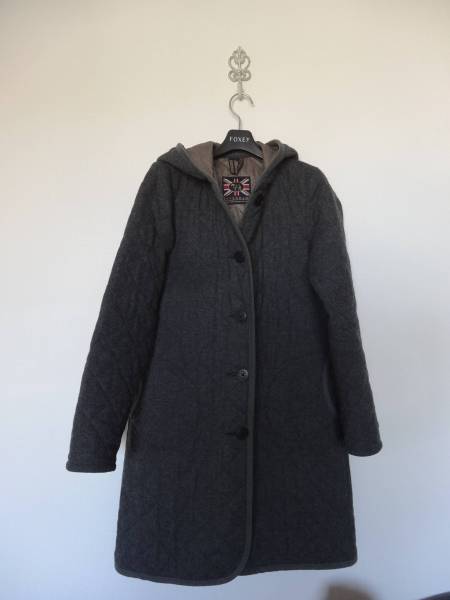 美品☆ラベンハム ウール コート 38 レディース グレー 女性用 