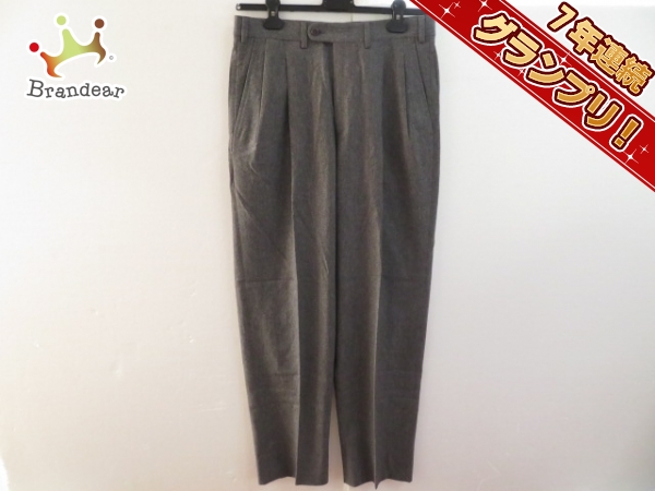 ゼニア パンツ 48 メンズ 美品 グレー ErmenegildoZegna