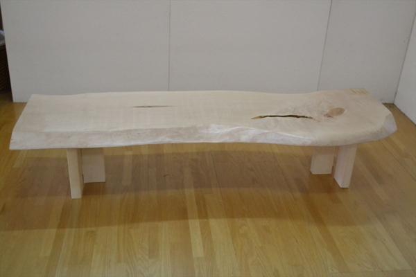 1円～□長153cm□楓(カエデ)一枚板テーブル□05 【公式通販】