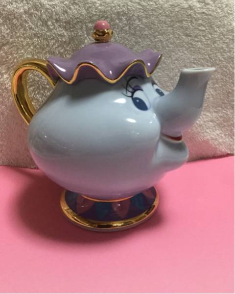即決 新品】美女と野獣 ポット夫人 ティーポット ディズニー
