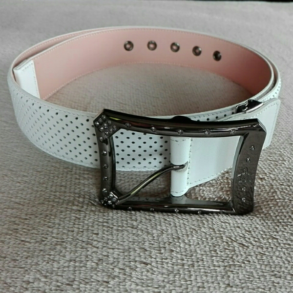 マンシング ゴルフ メンズ ベルト 牛革 最長105cm 新品 ②