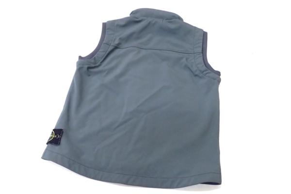 中古◆ストーンアイランド フード付ジップアップベスト M カーキ