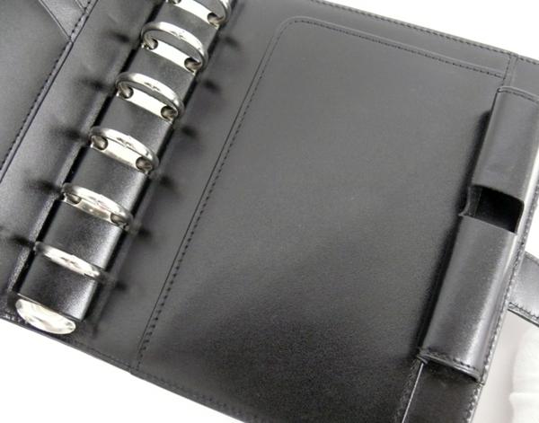 3603-1 MontBlanc モンブラン 手帳 カバー 6連 ブラック 本