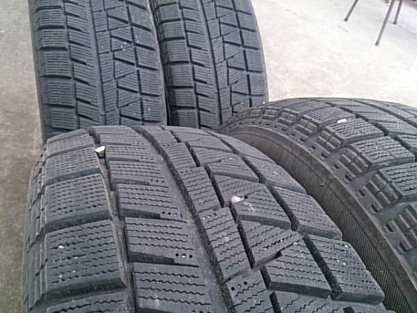 195/60R17 スタッドレス　バリ溝　プリウス バリ溝 レボGZスタッドレスタイヤ（195/65)セット プリウス等に