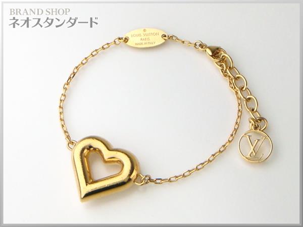 1円～ ルイ・ヴィトン ブレスレット M61143 ハート LV ルイヴィトン