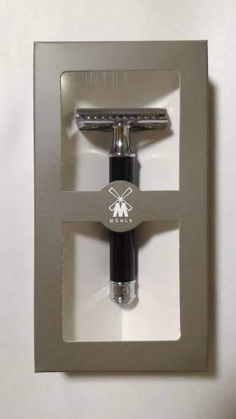 新品！ ミューレ R106 黒 両刃カミソリホルダー ドイツ製 Muhle