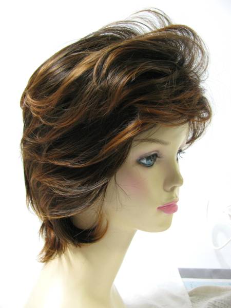 新品★ウイッグ明栗色★かつら★耐熱男女兼用洗える