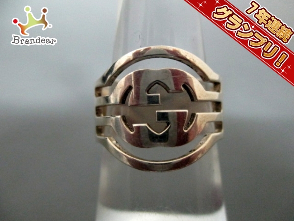 グッチ リング 20 美品 ダブルG シルバー サイズ:20 GUCCI GUCCI