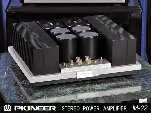 パイオニア 銘パワーアンプ PIONEER M-22 メンテナンス済 良品 全段にA