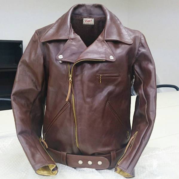 リアルマッコイズ 実名復刻 BUCO ライダース JH-1 試着程度 BUCO