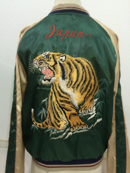 名作☆東洋 虎×LOCALSスカジャンXL/花旅楽団百花繚乱爆烈爛漫娘