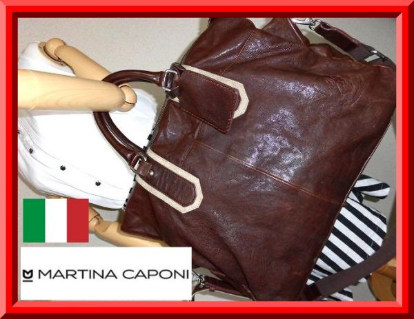 MARTINA CAPONI マルティナカポーニ 2WAYレザーバッグ bag MARTINA 