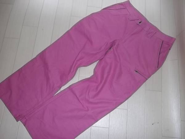 春秋冬◎爽やかピンク系◎23区◎コットンパンツ