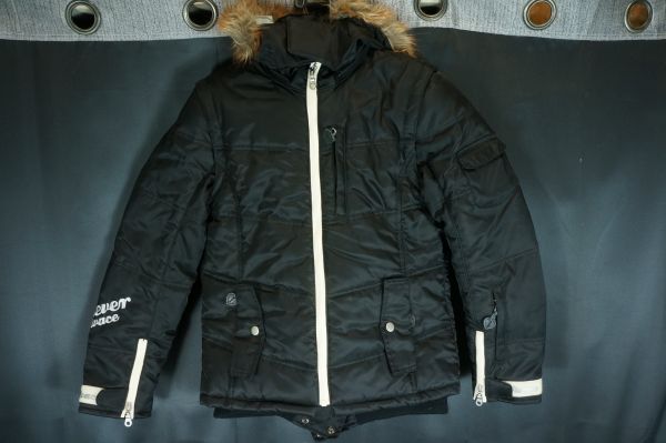 美品CLEVERクレバ― バイカージャケット ライダース ファー★120