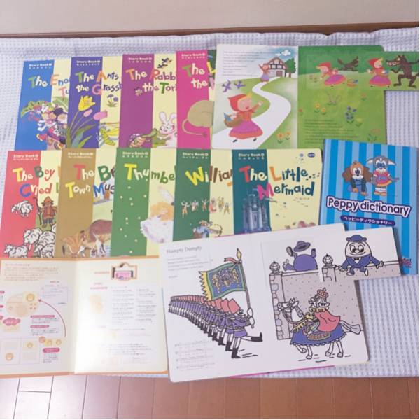 中央出版 ペッピーキッズクラブ ／子供英語教材 中央出版ペッピーキッズクラブ エッグゴーセット未開封含む 英語教材