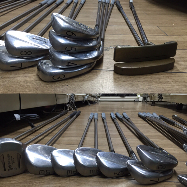 #E3529 maruman ドライバーパター アイアン 15本セット マルマン