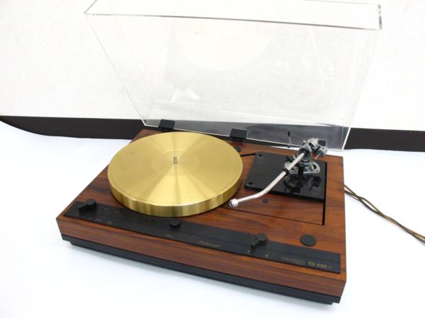 THORENS レコードプレーヤー 砲金 TD520S+SME 3012R □ 48732-1