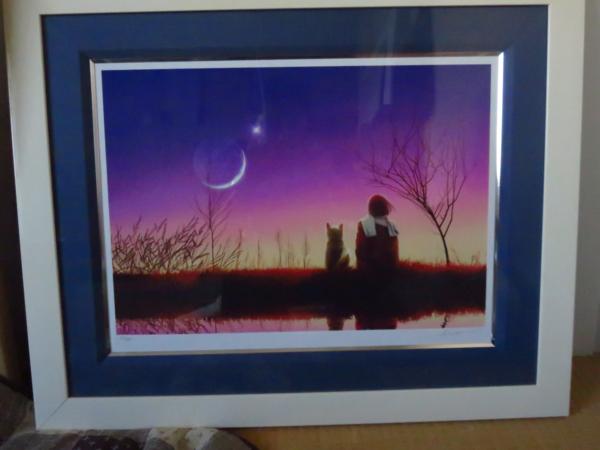 歳末SALE!KAGAYAカガヤ「ルナガーデン」ジークレー版画 保証書有