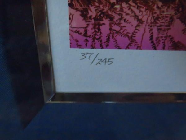 歳末SALE!KAGAYAカガヤ「ルナガーデン」ジークレー版画 保証書有