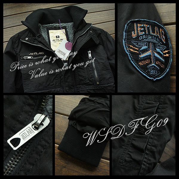 新品*JETLAG*メンズ AIRFORCEボア フライトジャケットXL/A363