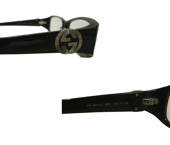 本物 GUCCI/グッチ メガネフレーム GG9071J B6V 53□15 135(サングラス