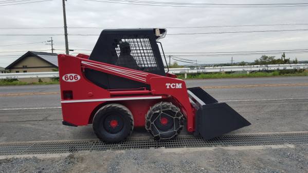 【希少小型】TCM ボブキャット 315 スキッドステアローダー TCM 606スキッドステアローダー ボブキャット(建設機械、重機)｜売買