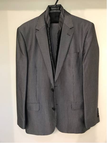 美品 メンズティノラス 微光沢 秋冬スリーピーススーツ サイズLL