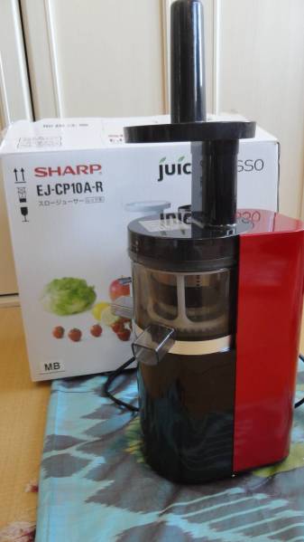 SHARP スロージューサー Juice Presso EJ-CP10A-R 中古です | SDDSP.IT