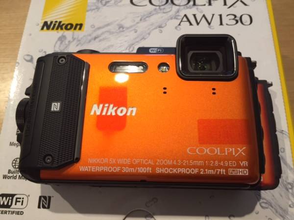 展示品 保証1年付 ニコン COOLPIX AW130 [オレンジ] 防水 防塵