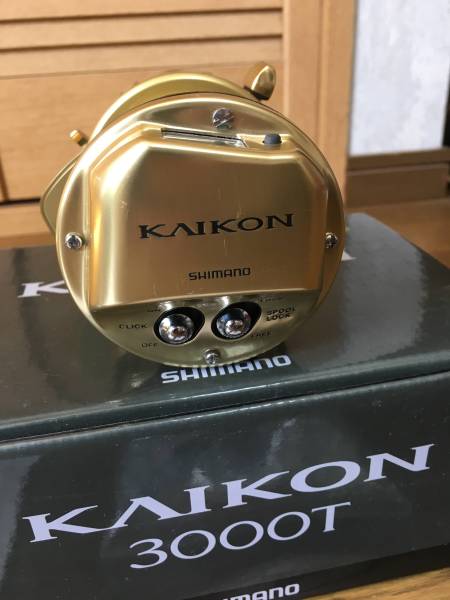 中古品 シマノ海魂3000T 石鯛リール 中古品 シマノ 15 海魂 2000T 石鯛