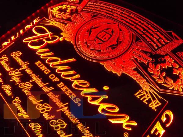 Budweiser バドワイザー KING OF BEERS LED 3D ネオン看板 ネオ