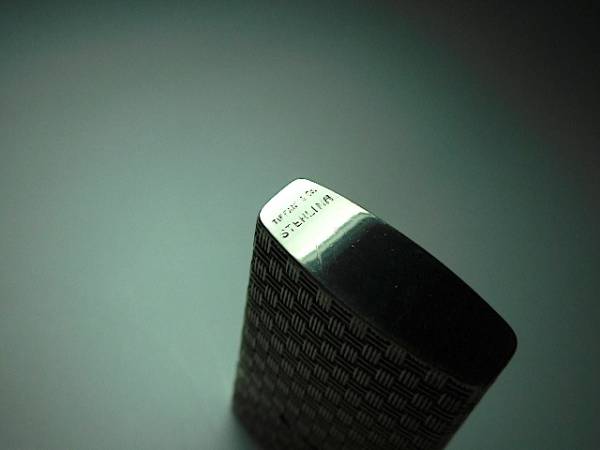 【極レア】 ティファニー 銀無垢 バスケット ガス ライター 極上