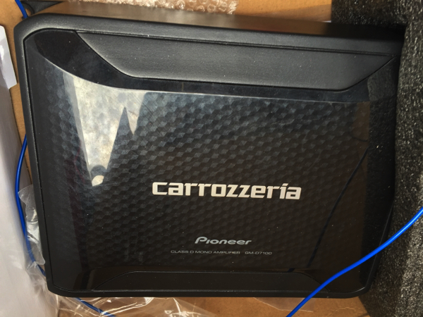 パイオニア GM-D7100 カロッツェリア モノラルパワーアンプ PIONEER