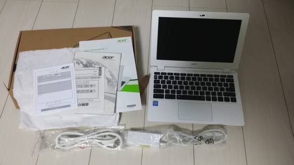 送料無料★1オーナー美品　acer　CB3-111-H14M　chromebook★