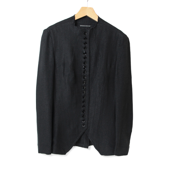 Yohji Yamamoto 20連ボタン ノーカラージャケットS ヨウジ Y's