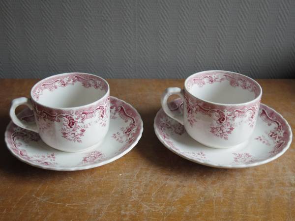 オランダ アンティーク マーストリヒト ANDREE C&S2客セット