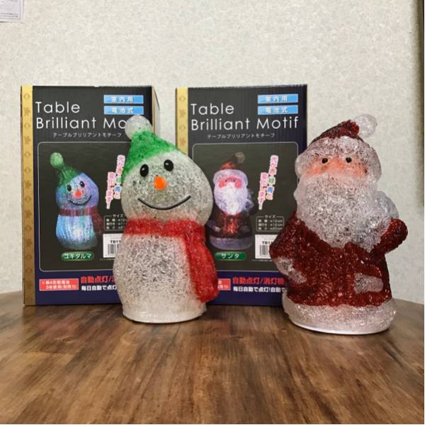 セット!クリスマス テーブル ブリリアントモチーフ ライト_1