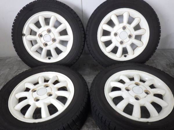 スズキ純正 白アルミ 155/65R13 アイスガード 4B +45 4×100