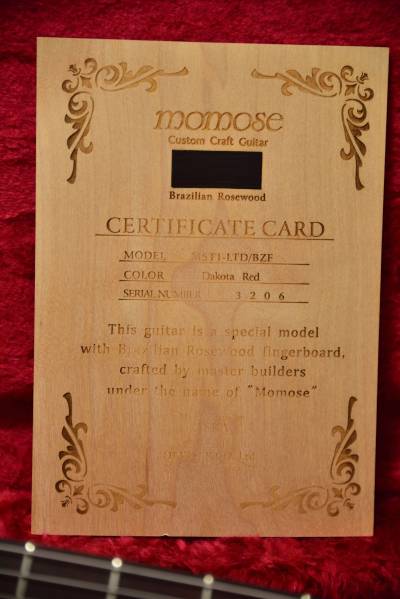 ☆美品☆ momose MST1-LTD BZF ハカランダ Brazilian Rosewood