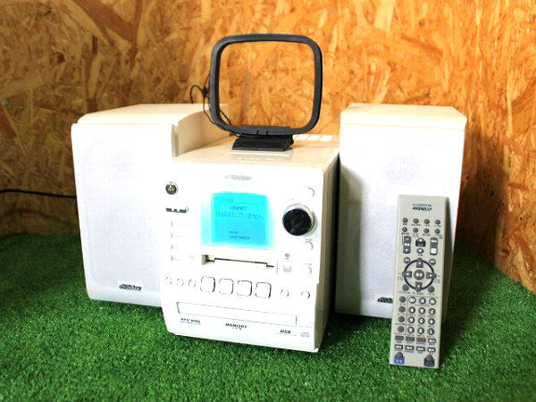 中古 コンポ Victor UX-GM77-W MDコンポ リモコン付属[r+]12795 Victor