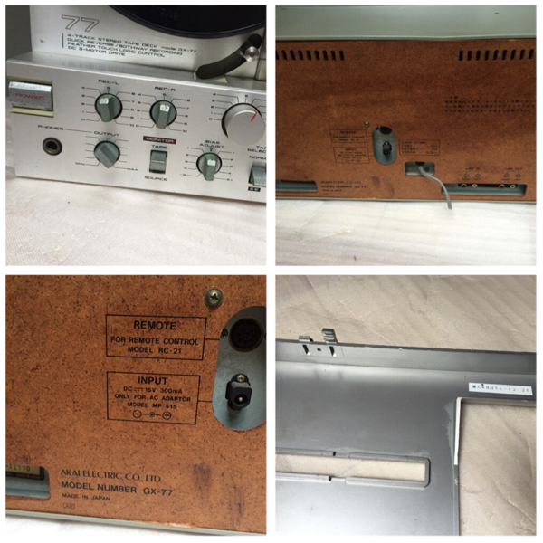 AKAI ELECTRIC GX-77 現状出品