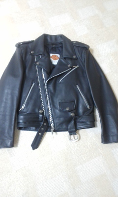 HARLEY ハーレー　ダブルス　ライダース　美品　size34