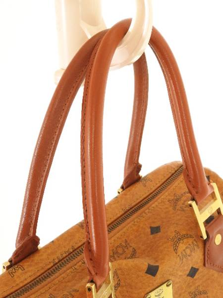 MCM エムシーエム ボストンバッグ ロゴ柄 2WAY ショルダーバッグ