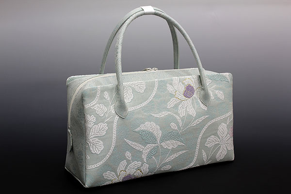 【京都きもの.com】　お洒落！弥栄織物 帯地使用　利休バック 18